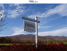 Tablet Screenshot of fairhillfarmusa.com